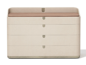 SUITE - Leather chest of drawers _ Capital Collection